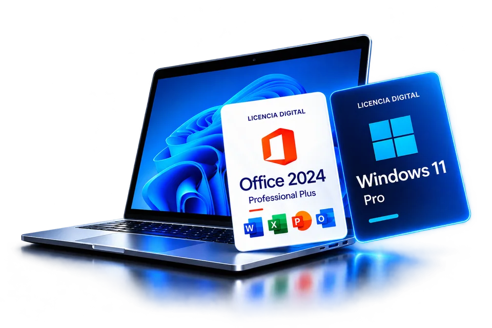 Office 2024 Professional Plus y Windows 11 Pro: licencias digitales